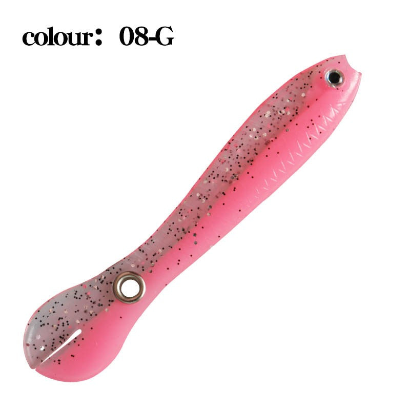 Umpan pancing soft bait 6g/10cm bahan karet silicon lembut isi 5pcs/10pcs  SL123