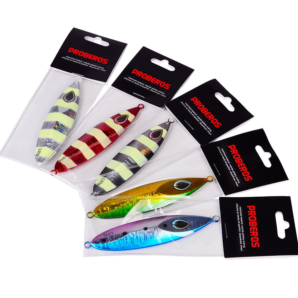 Proberos  Umpan Pancing Metal Jig Stripe GID 80g / 100g / 120g Umpan Metal Jig MJ007