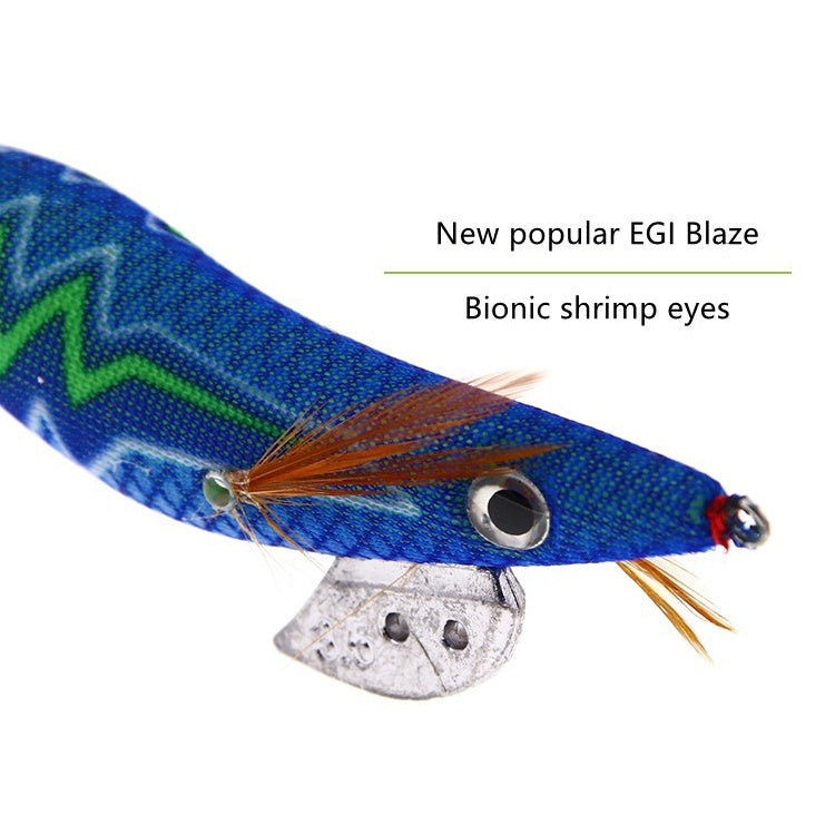 Lure Egi 1 set isi 10pcs & 5pcs umpan mancing cumi bentuk udang LE011