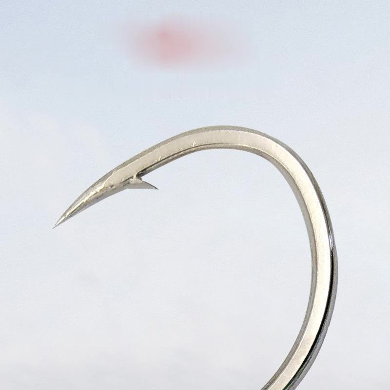 Assistant Hook Kail Metal Jig Double/Single Hook dengan bulu mutiara H001