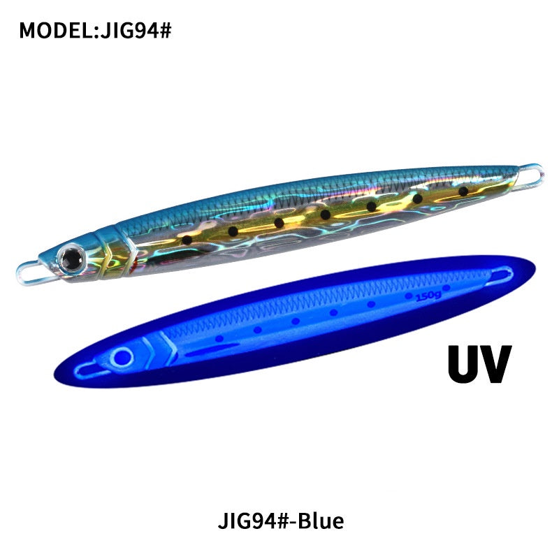 LureKiller Umpan Pancing Metal Jig 60-200G Asli 3D Printing SuperBait MJ035
