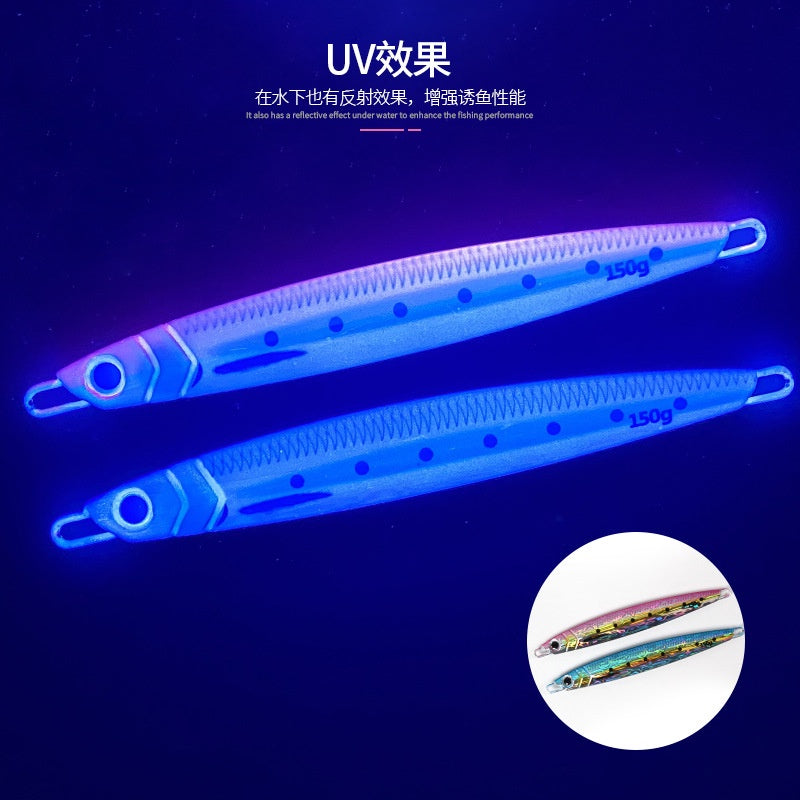 LureKiller Umpan Pancing Metal Jig 60-200G Asli 3D Printing SuperBait MJ035