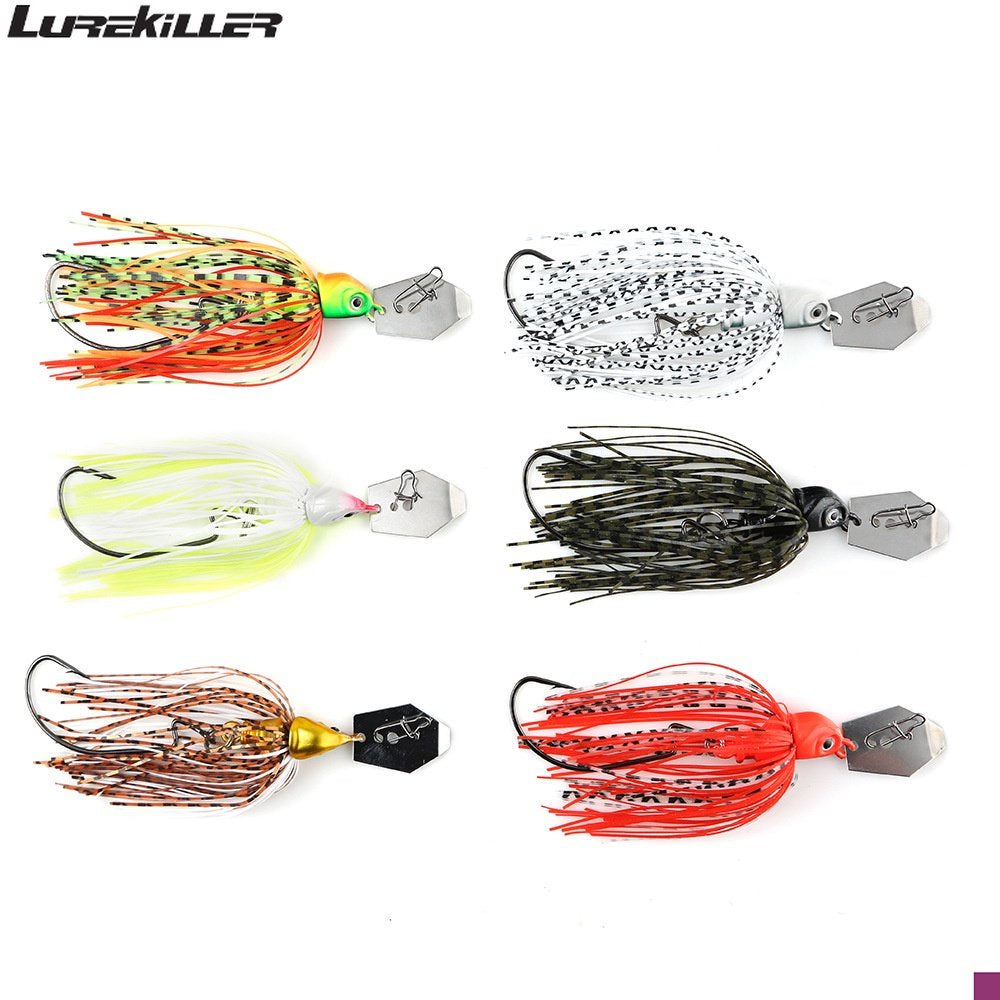 Lurekiller Umpan spinnerbait 12g/10cm lure casting buzzbait spinner MJ016
