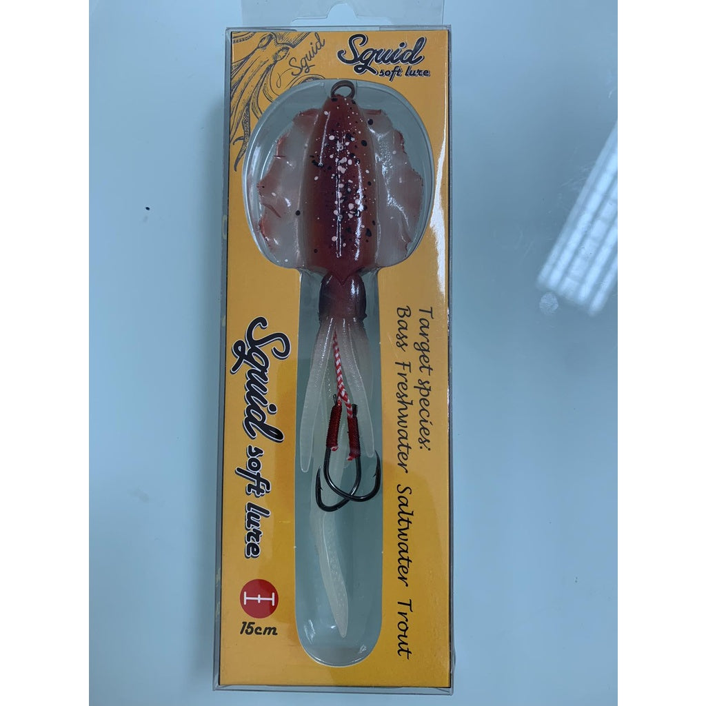 LureKiller Umpan Pancing Squid Hook Lembut Bercahaya Gurita Bionic 60G UP002