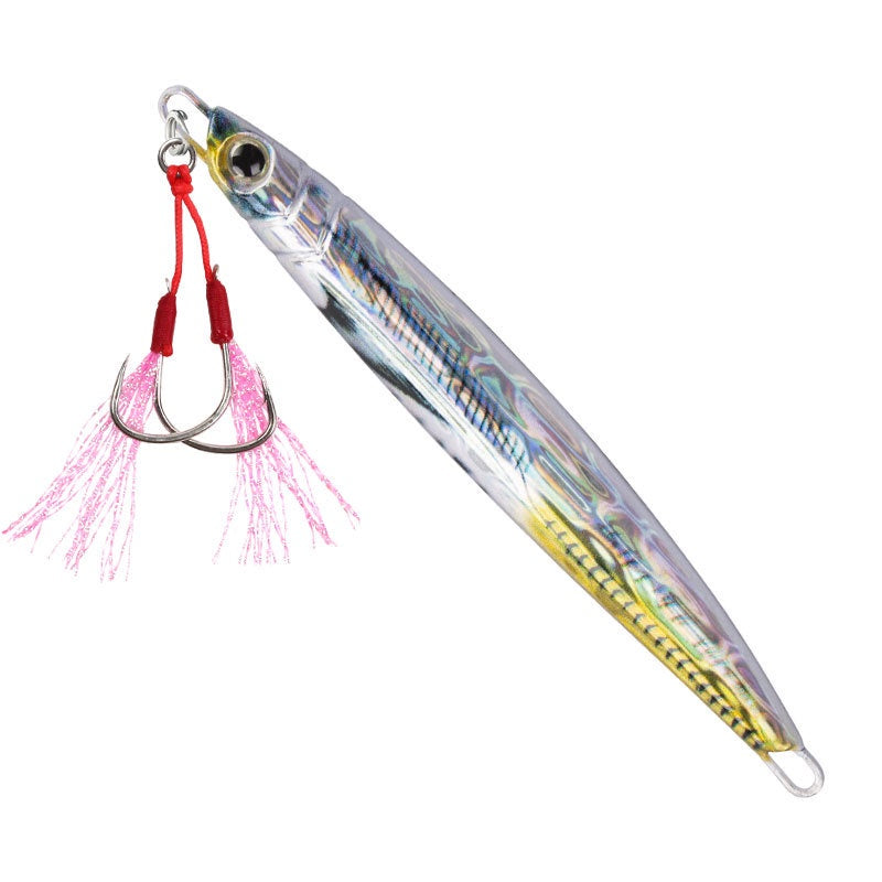 LureKiller Umpan Pancing Metal Jig 60-200G Asli 3D Printing SuperBait MJ035