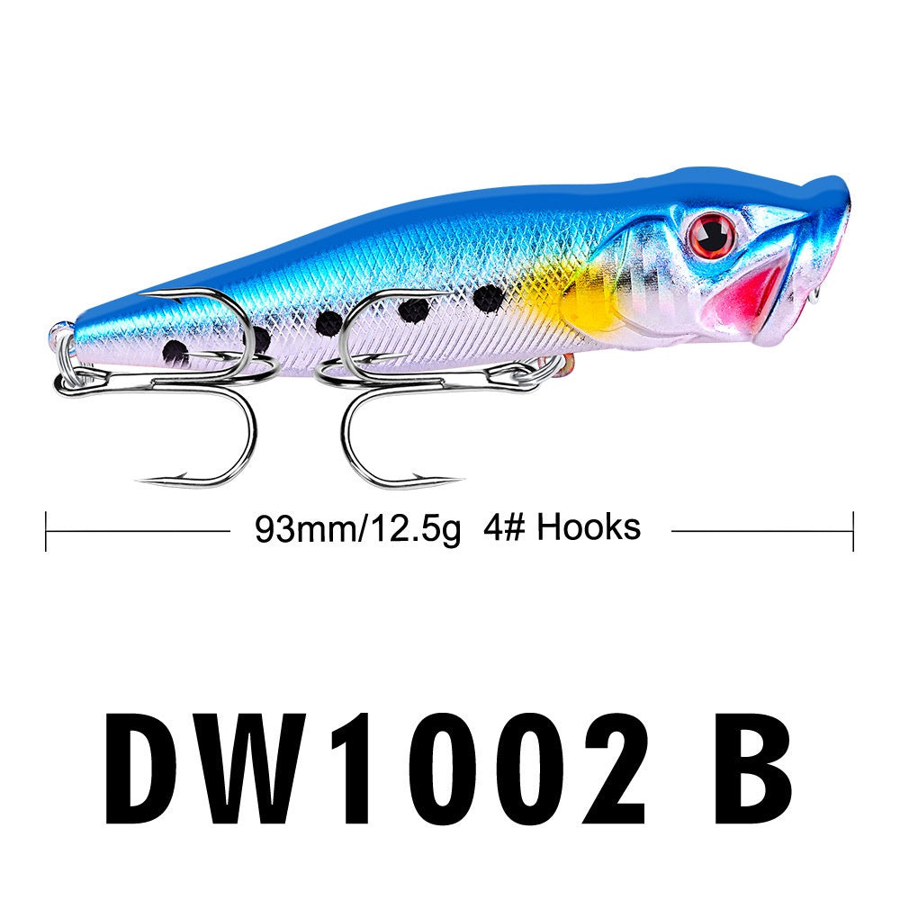 PROBEROS  Umpan Pancing Lure Popper 9.5CM 12G Umpan Keras Plastik DW1002 LP004