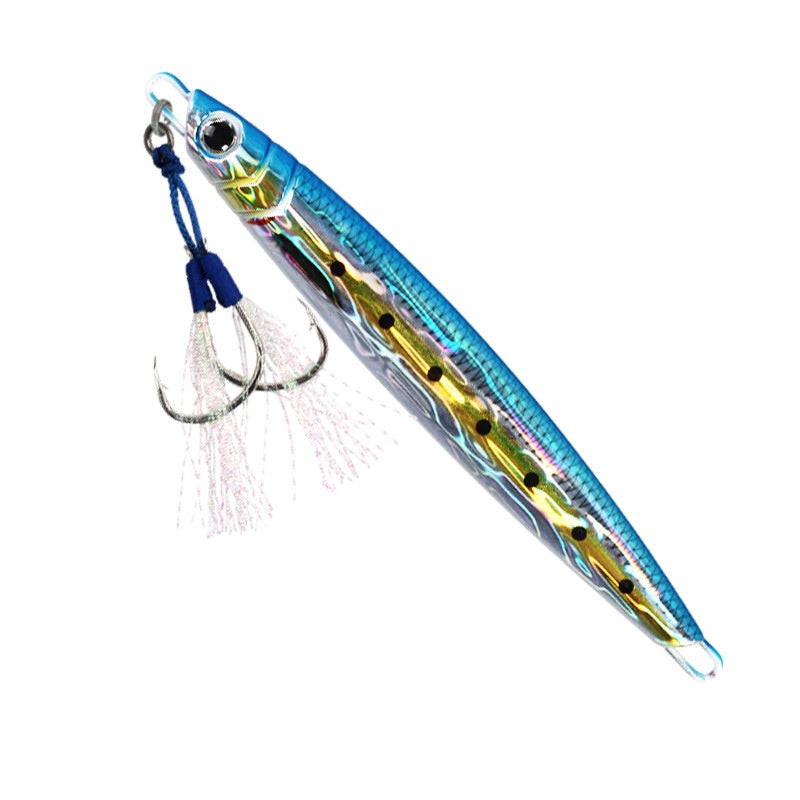 LureKiller Umpan Pancing Metal Jig 60-200G Asli 3D Printing SuperBait MJ035