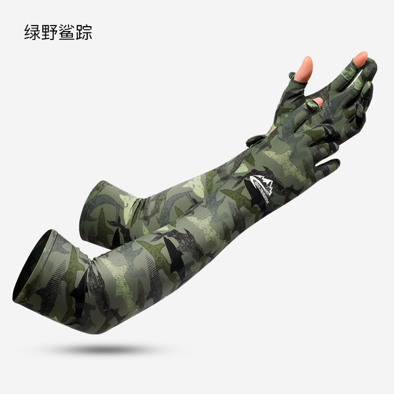 Sarung Tangan Memancing Setengah Jari Non-Slip ST002