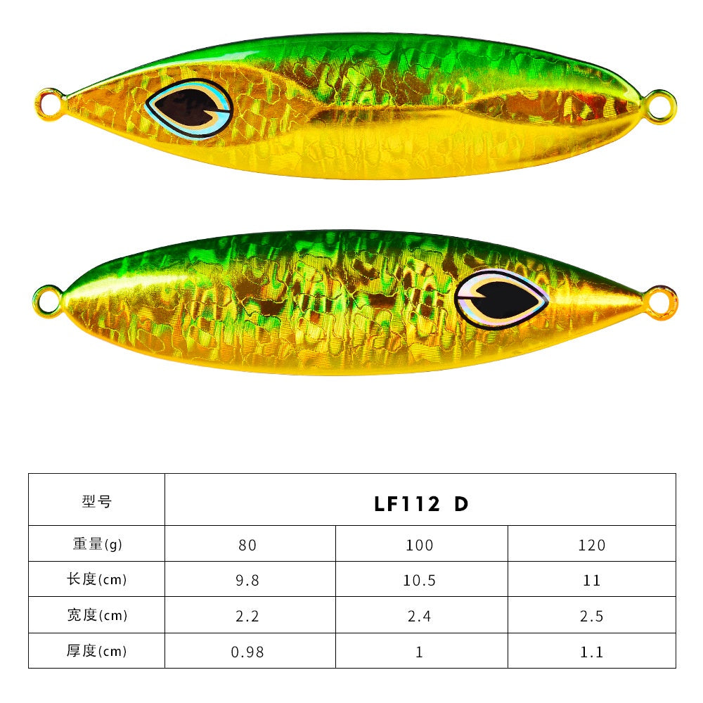 Proberos  Umpan Pancing Metal Jig Stripe GID 80g / 100g / 120g Umpan Metal Jig MJ007