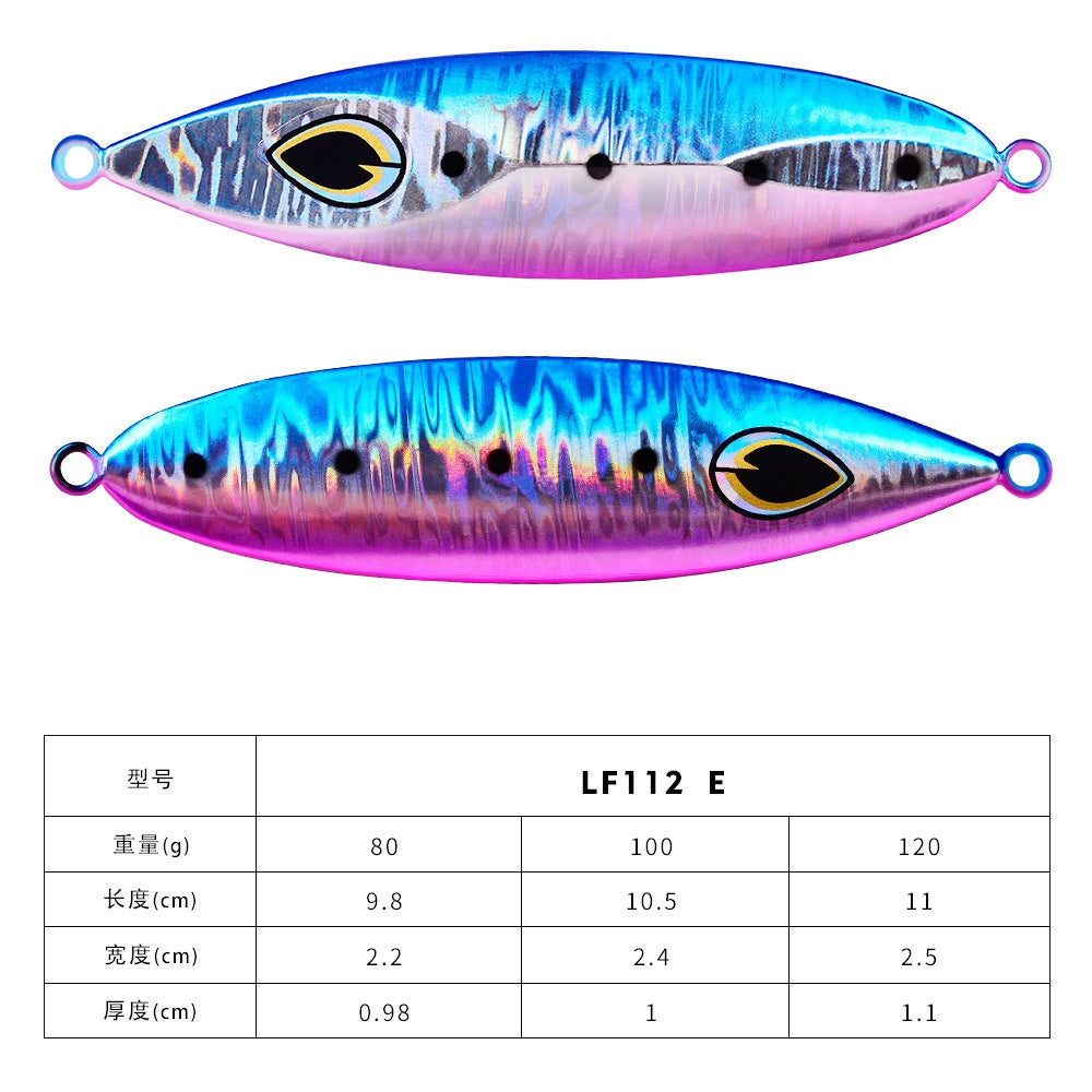 Proberos  Umpan Pancing Metal Jig Stripe GID 80g / 100g / 120g Umpan Metal Jig MJ007
