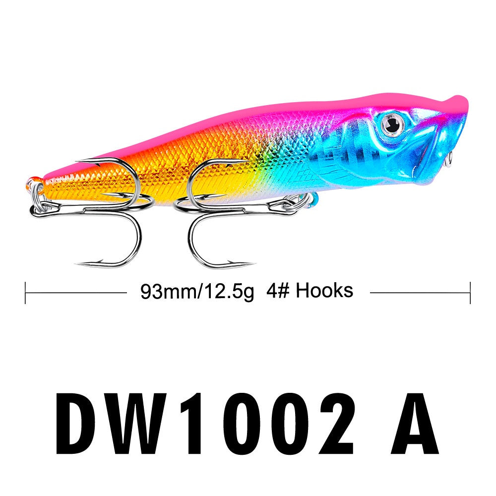 PROBEROS  Umpan Pancing Lure Popper 9.5CM 12G Umpan Keras Plastik DW1002 LP004