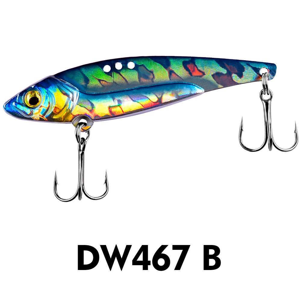 PROBEROS Umpan Casting metal VIB 5g/7g/12g/17g/20g lure Hardbait bentuk ikan MJ107
