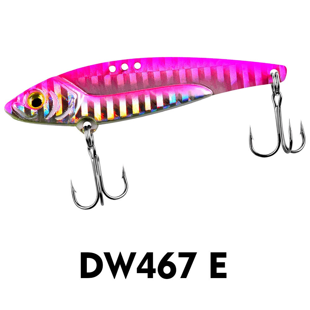 PROBEROS Umpan Casting metal VIB 5g/7g/12g/17g/20g lure Hardbait bentuk ikan MJ107