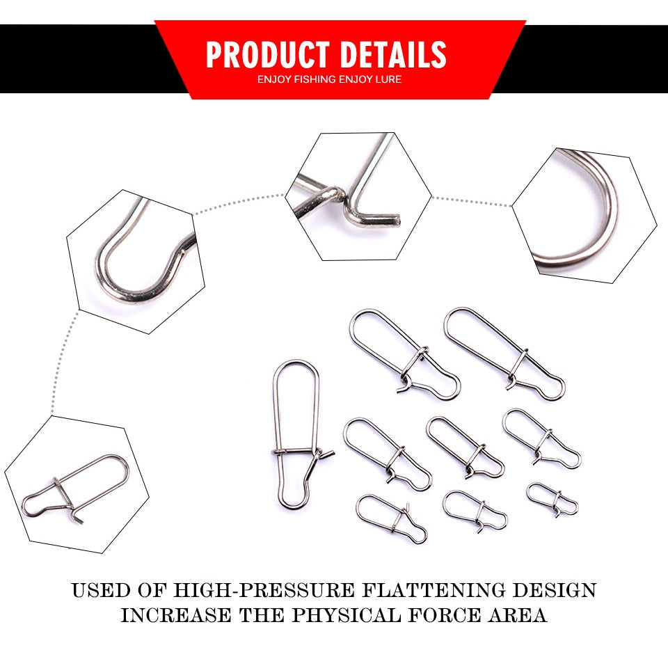 PROBEROS snap/pin pancing 100Pcs/Pack Pin Pancing Bahan Stainless Steel Super Kuat Warna Silver KUP162