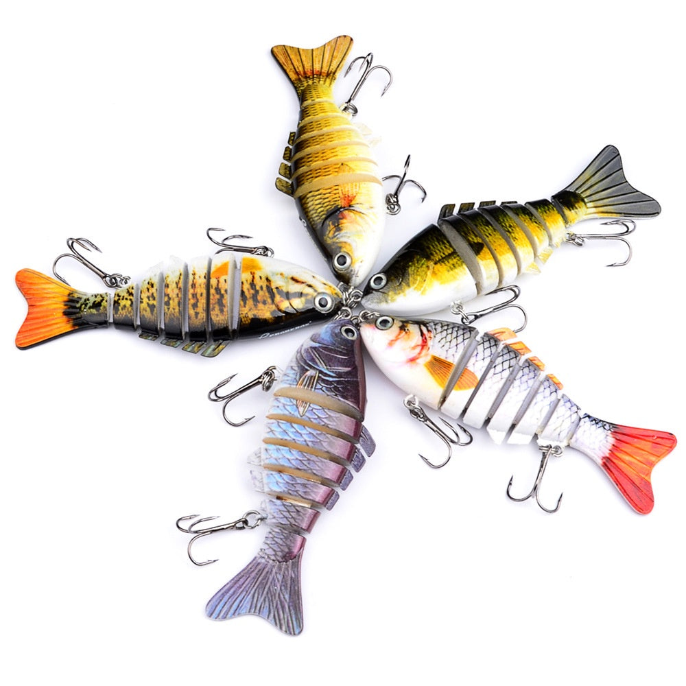 PROBEROS Jointed Umpan Minnow Wobbler Sinking 15.5g/10cm Swimbait Fishing Lure Wobbler Bait Tackle MN119