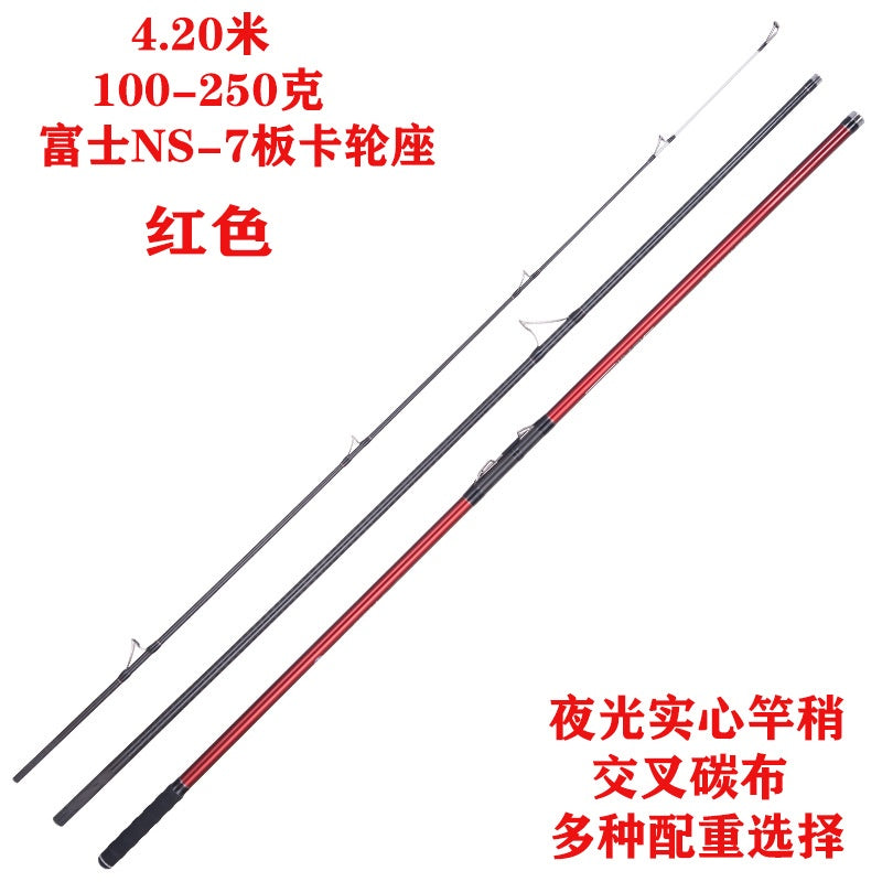 Joran Pancing FUJI Lurekiller Prime Surf SP-4.2M 100-250g joran surf_Night Light Solid Core JP031