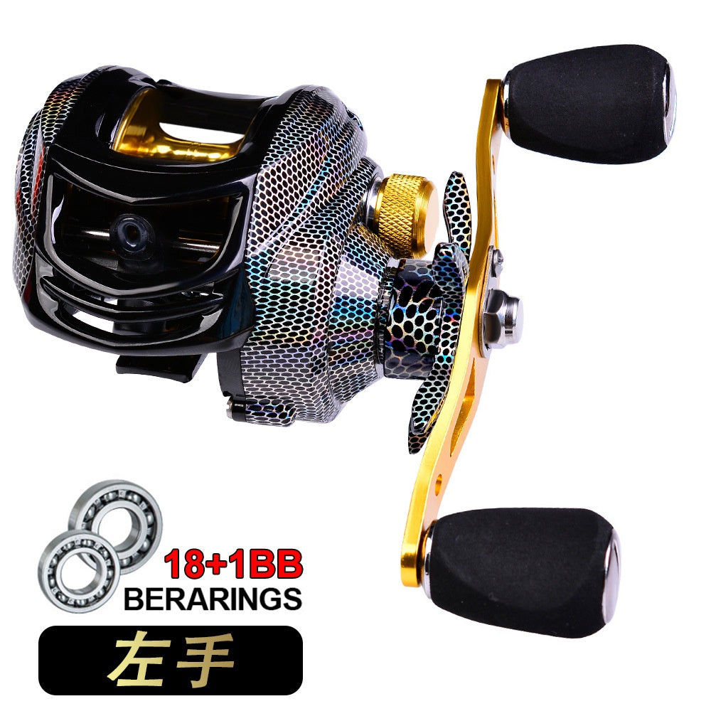 PROBEROS Reel Pancing BAITCASTING handle Kanan/Kiri Reel BC bahan Metal CNC 8+1BB Ratio 7.2:1 Max Drag 10KG RP020