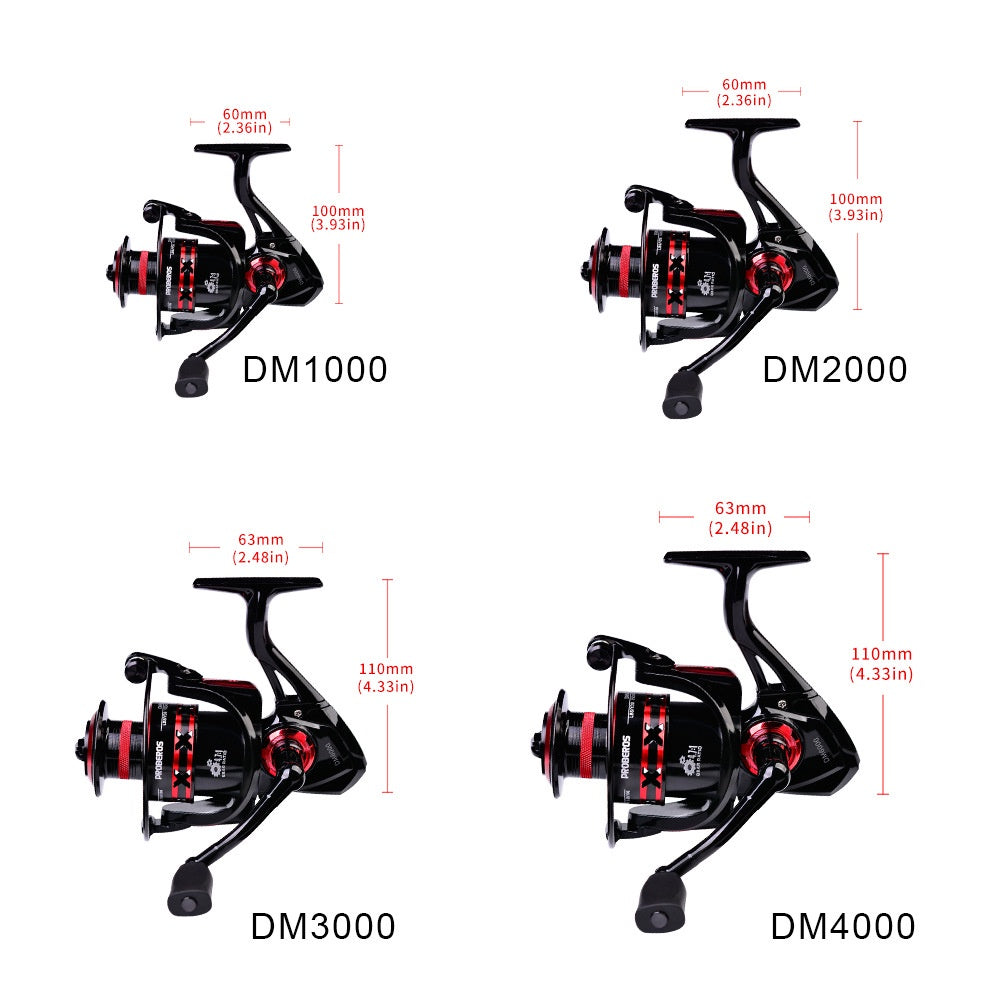 PROBEROS Reel Pancing Spinning DM Series 1000 / 2000 Max Drag 23KG RP022