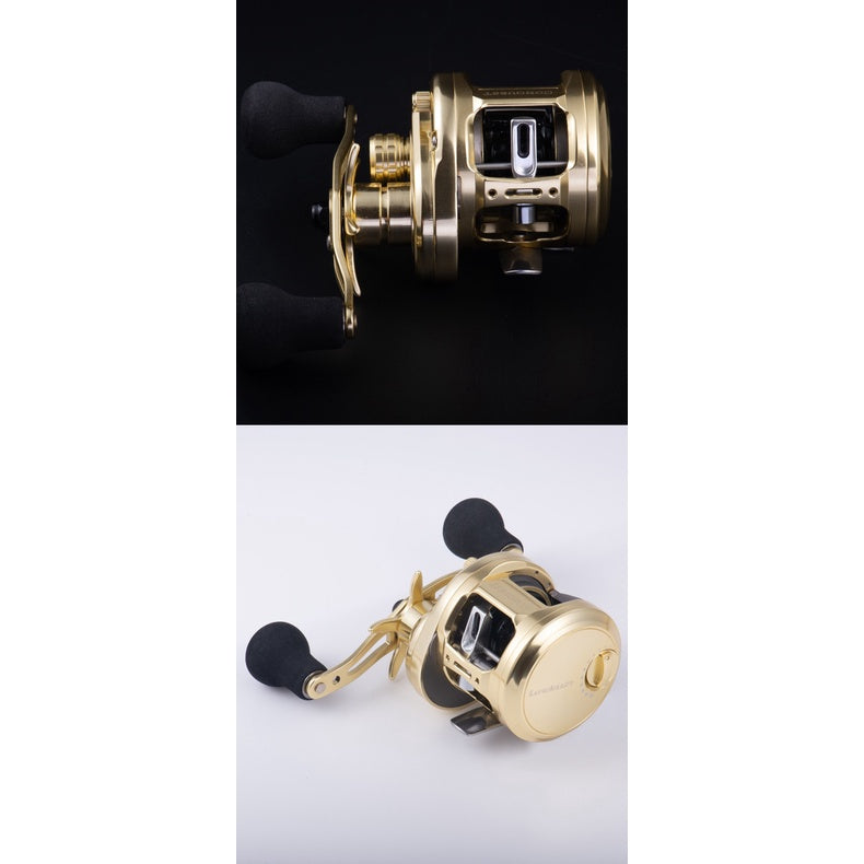 Reel Pancing Lurekiller Black Rider CQ200/CQ201 Reel jigging dan trolling handle kanan/kiri RP007