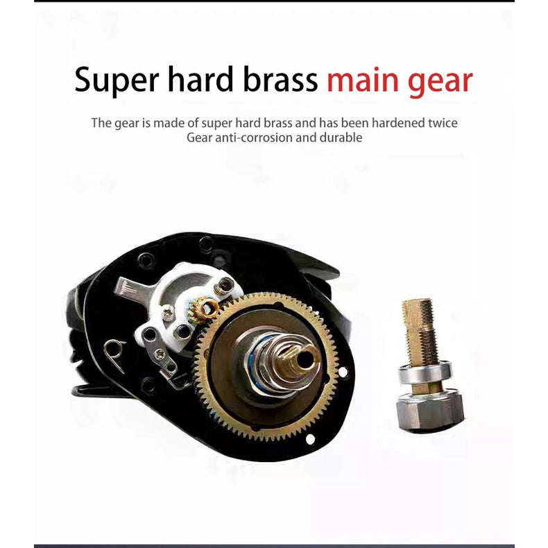 Reel Pancing Baitcasting Lurekiller SCORPION 150 H/L reel BC aluminium Spul 11+1BB 158G RP012