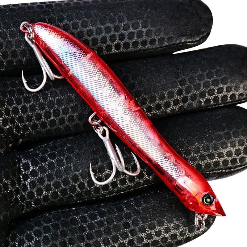 PROBEROS Umpan Pancing Lure Popper 6g/8.3cm Hook BKB 8# umpan top water LP136