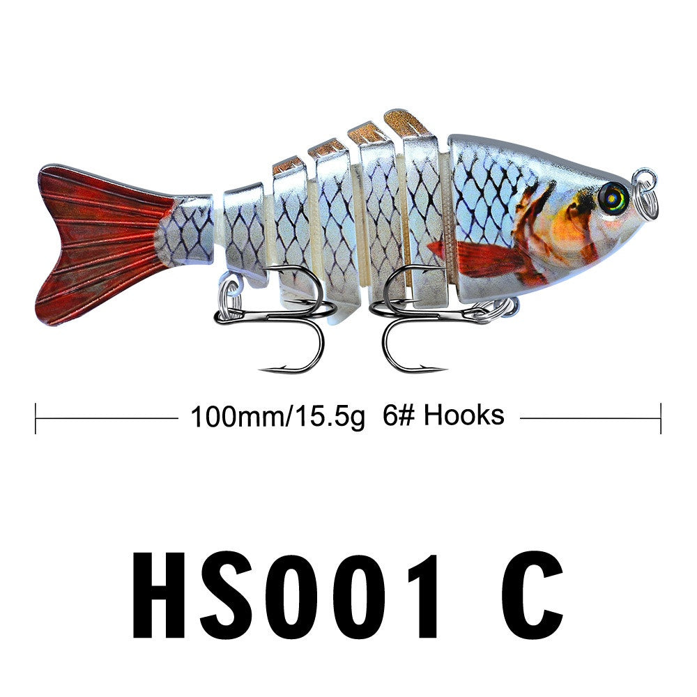 PROBEROS Jointed Umpan Minnow Wobbler Sinking 15.5g/10cm Swimbait Fishing Lure Wobbler Bait Tackle MN119
