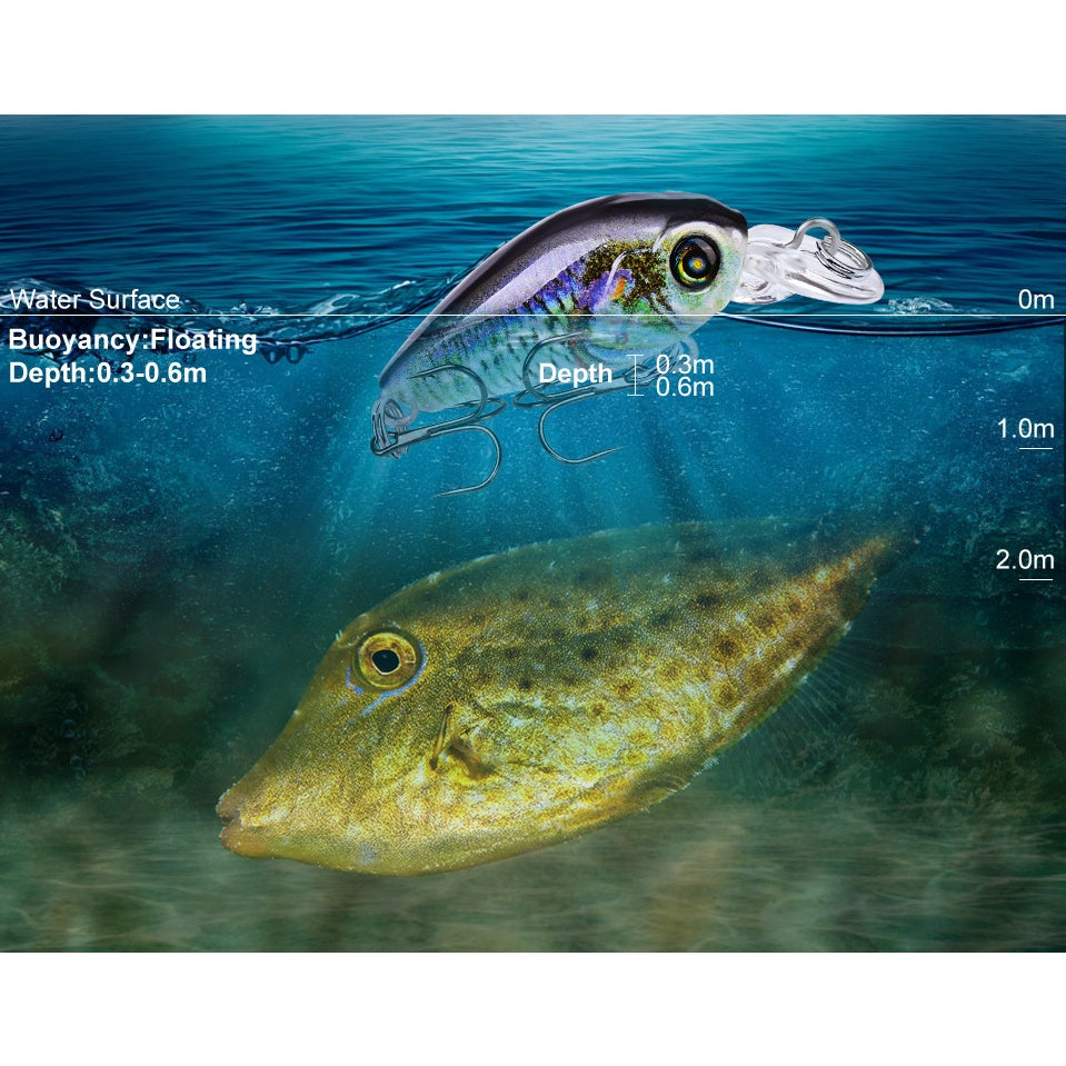 Proberos Lure minnow 4g/4.7g umpan Pancing casting minnow mini MN121
