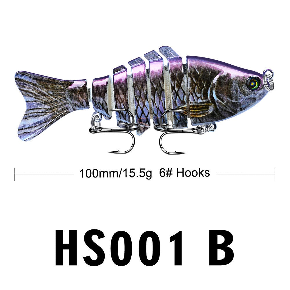 PROBEROS Jointed Umpan Minnow Wobbler Sinking 15.5g/10cm Swimbait Fishing Lure Wobbler Bait Tackle MN119