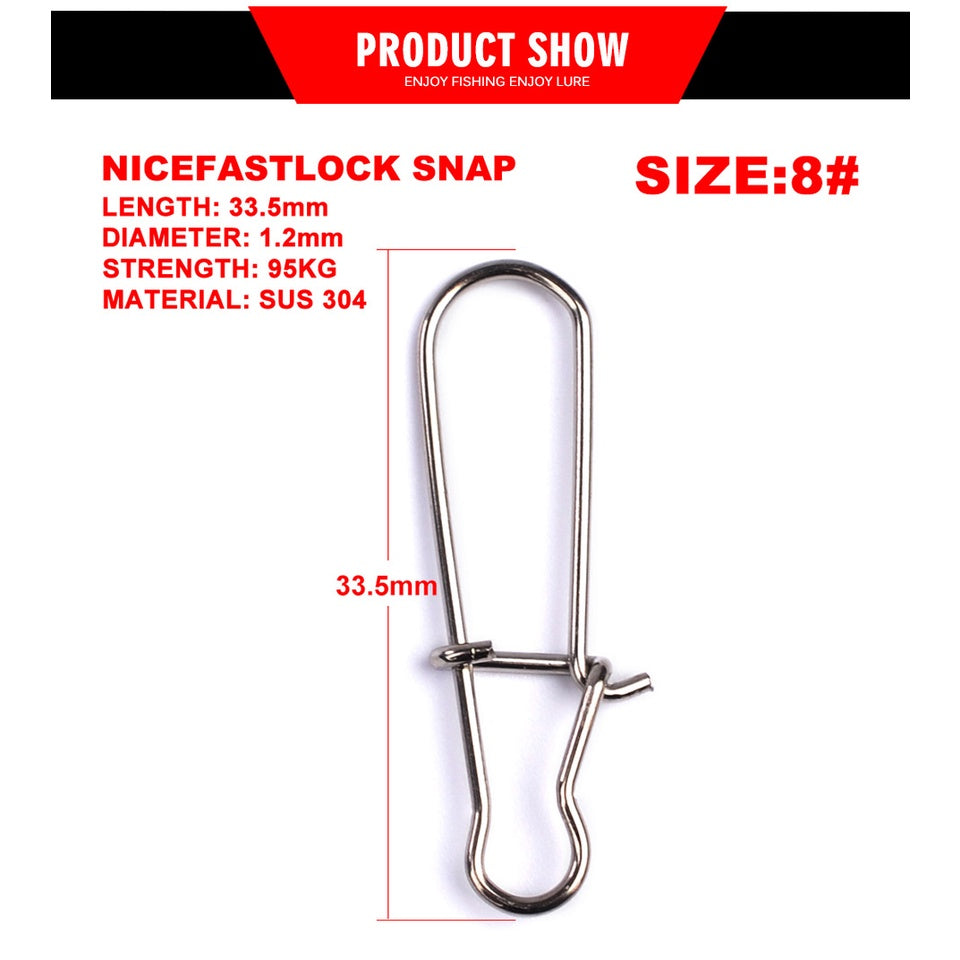PROBEROS snap/pin pancing 100Pcs/Pack Pin Pancing Bahan Stainless Steel Super Kuat Warna Silver KUP162