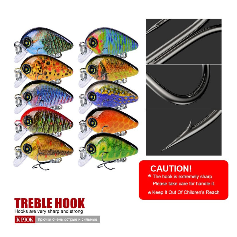 Proberos Lure minnow mini 1.95g / 2.8cm Umpan Ultralight Casting MN122