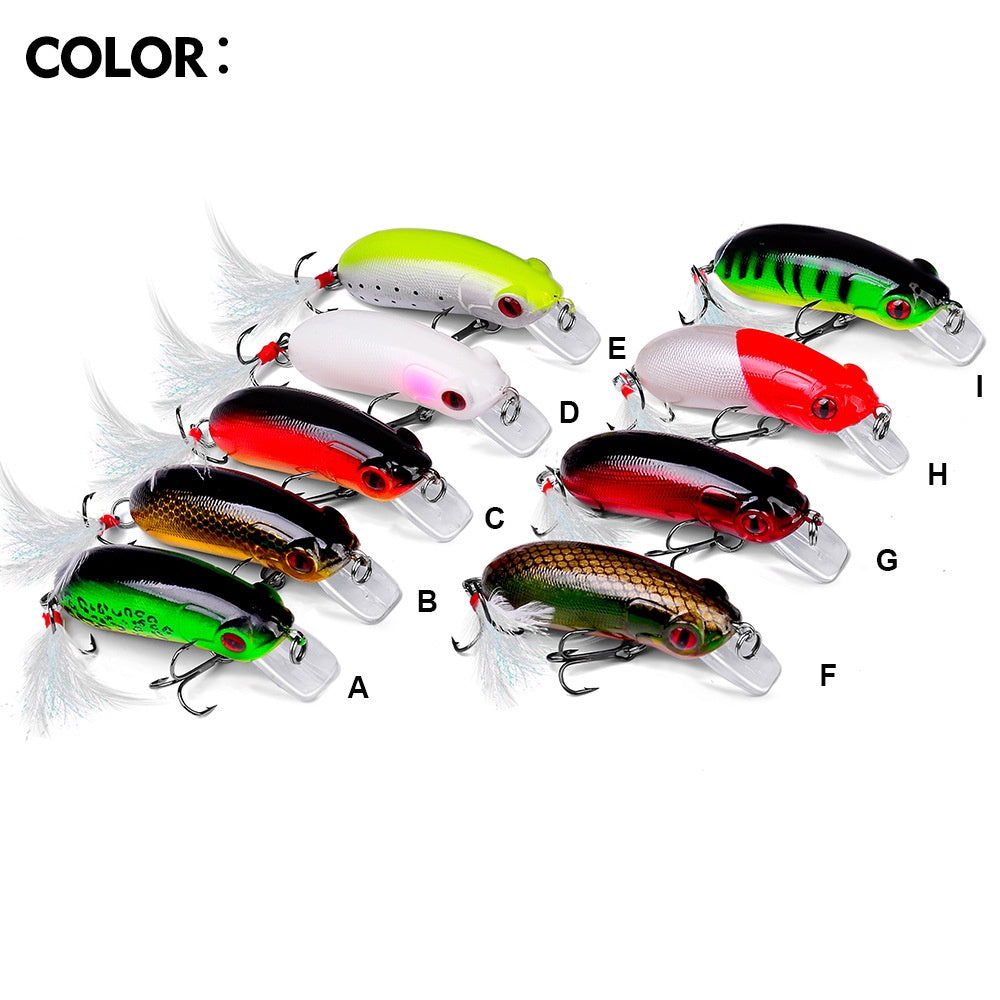 PROBEROS Minnow crank lure floating 10g/6cm umpan pancing casting MN071