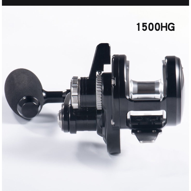 Lurekiller OCEA JIGGER Reel Pancing OH 1500HG/1501HG 24Kg Reel Pancing Jigging Overhead Plat Besi RP023