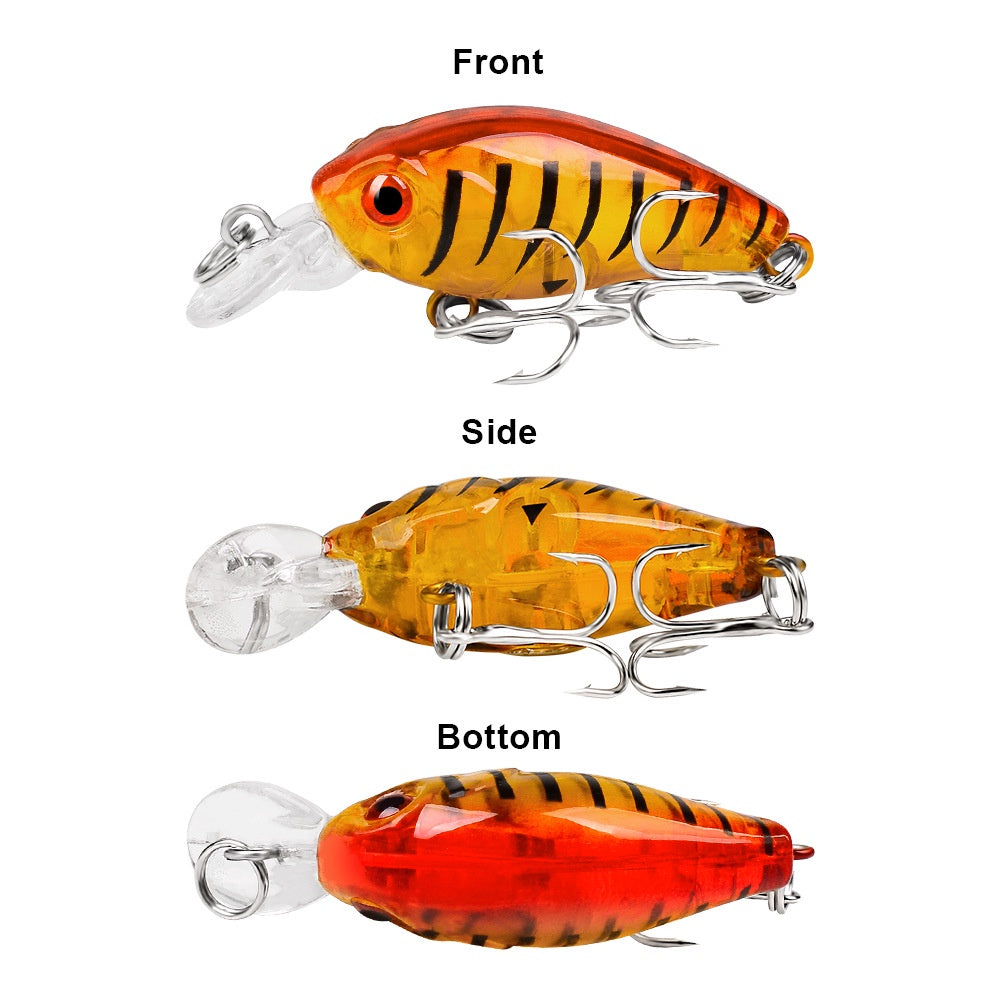 PROBEROS umpan Pancing Minnow CrankBait 4g/4.5cm lure casting UL MN132