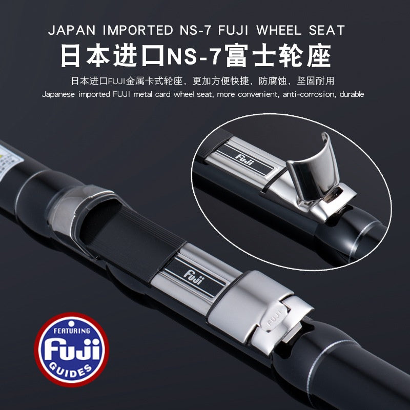 Joran Pancing FUJI japan Lurekiller LongCast Surf 4.5M CW 100-250G realseat Fuji dan DPS JP026