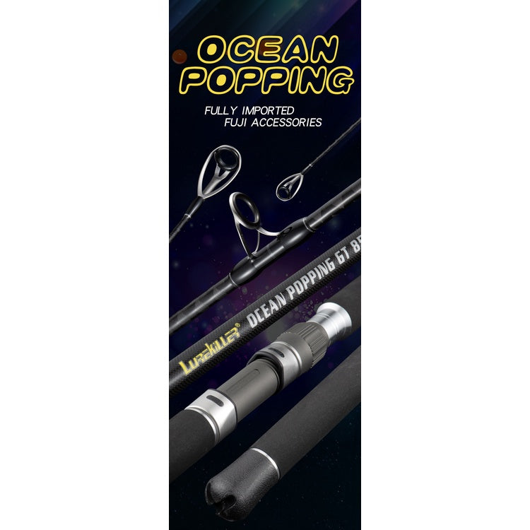Joran Pancing Lurekiller Ocean Popping GT 2.28m / 2.54m PE4-8 Jig 60-160g Joran popping karbon Max power 28kg JP016