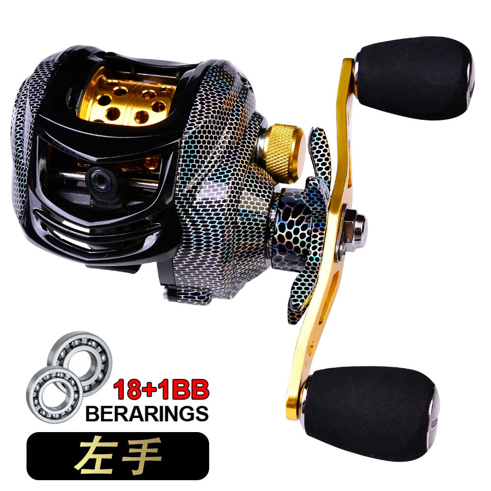 PROBEROS Reel Pancing BAITCASTING handle Kanan/Kiri Reel BC bahan Metal CNC 8+1BB Ratio 7.2:1 Max Drag 10KG RP020