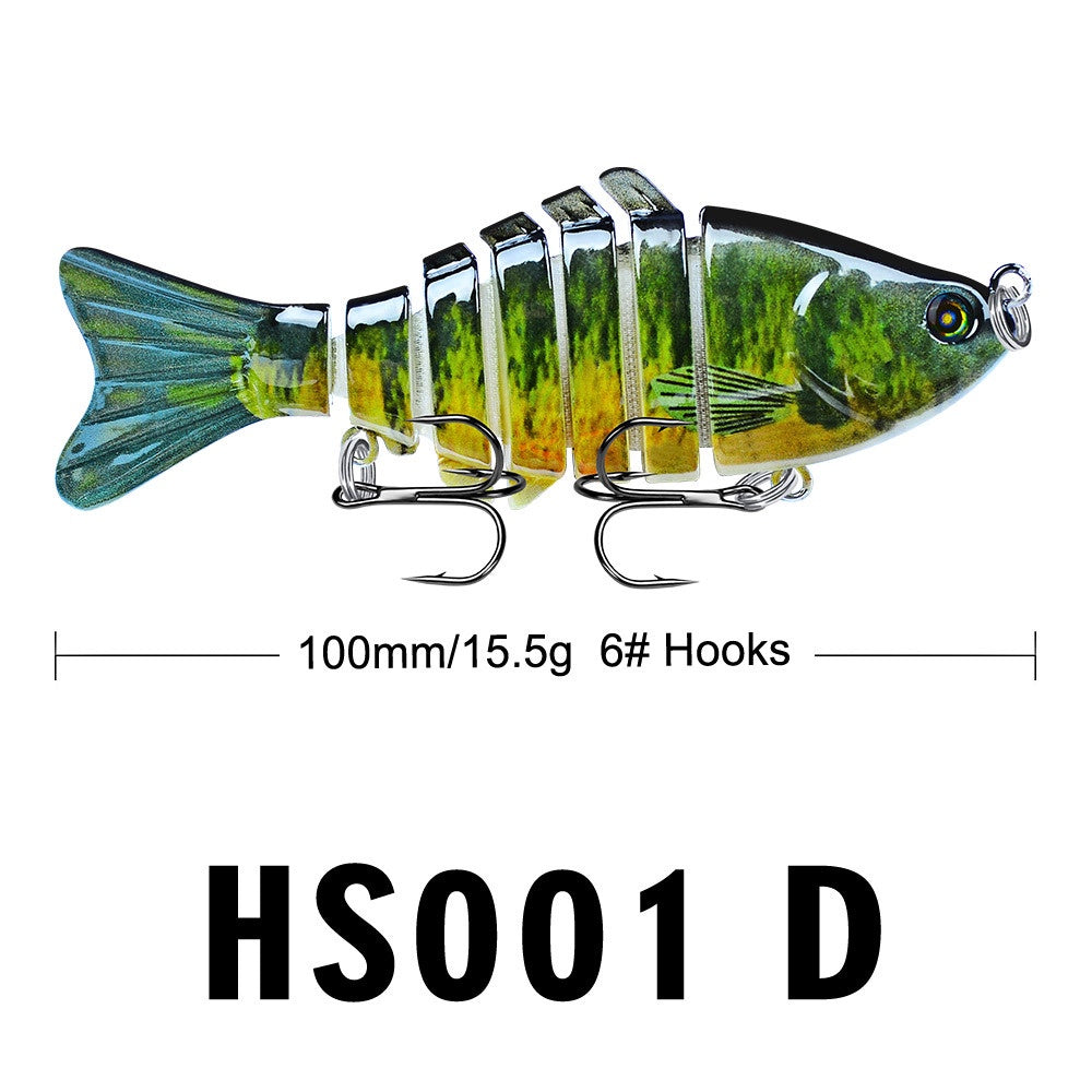 PROBEROS Jointed Umpan Minnow Wobbler Sinking 15.5g/10cm Swimbait Fishing Lure Wobbler Bait Tackle MN119