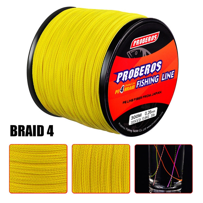 PROBEROS Senar Pancing PE kuat 300m 6LB-100LB SP005