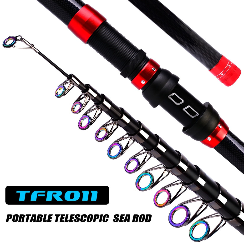 TERBARU !!! PROBEROS joran pancing 1.8M/2.1M/2.4M/2.7M/3M/3.6M Joran Pancing Telescopic / joran antena Carbon Fiber JP036
