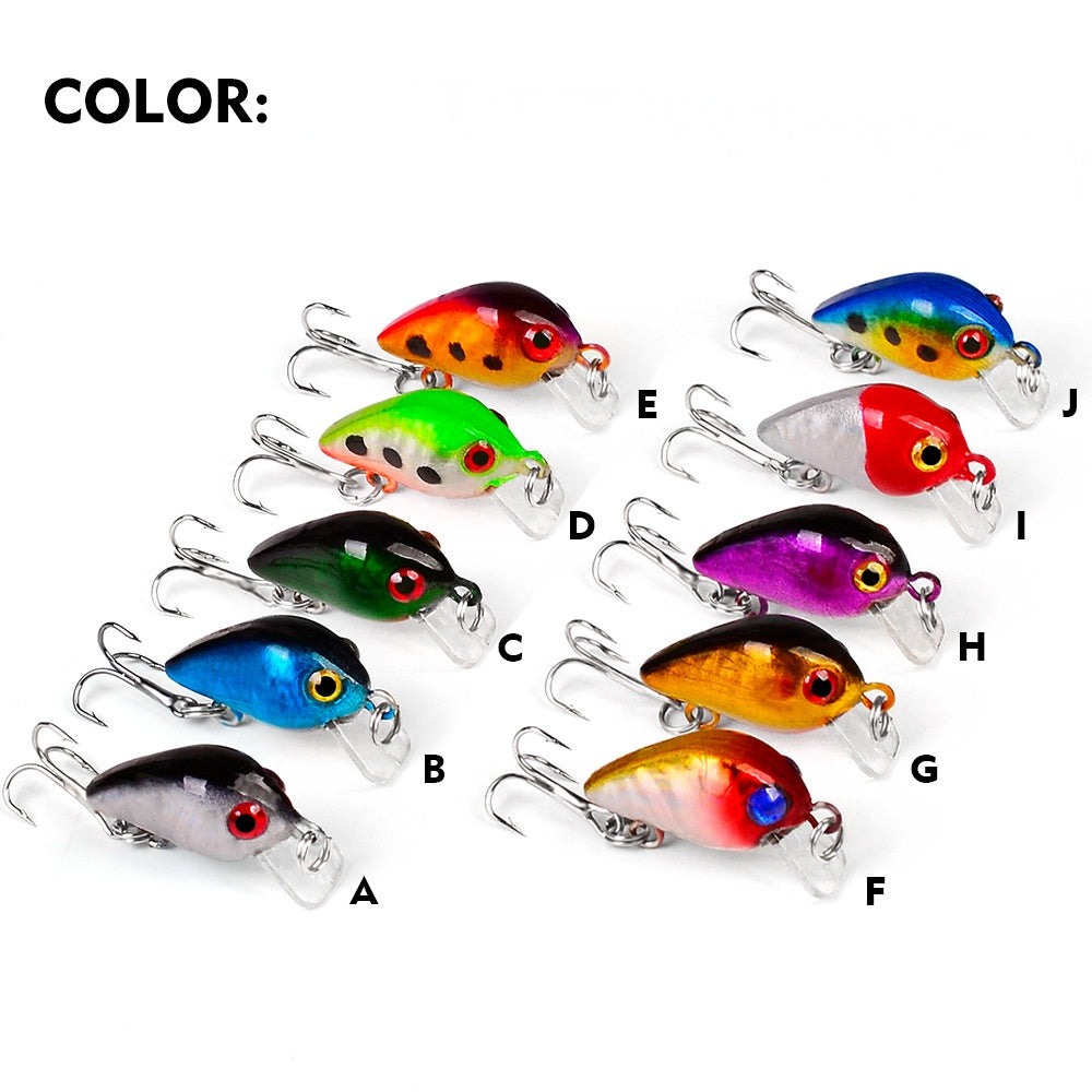 PROBEROS Umpan pancing Ultralight lure minnow mini 2.6cm/1.6g umpan casting UL MN135