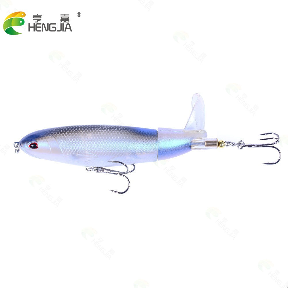 Hengjia umpan minnow pencil ekor berputar 13g lure popper topwater MN176