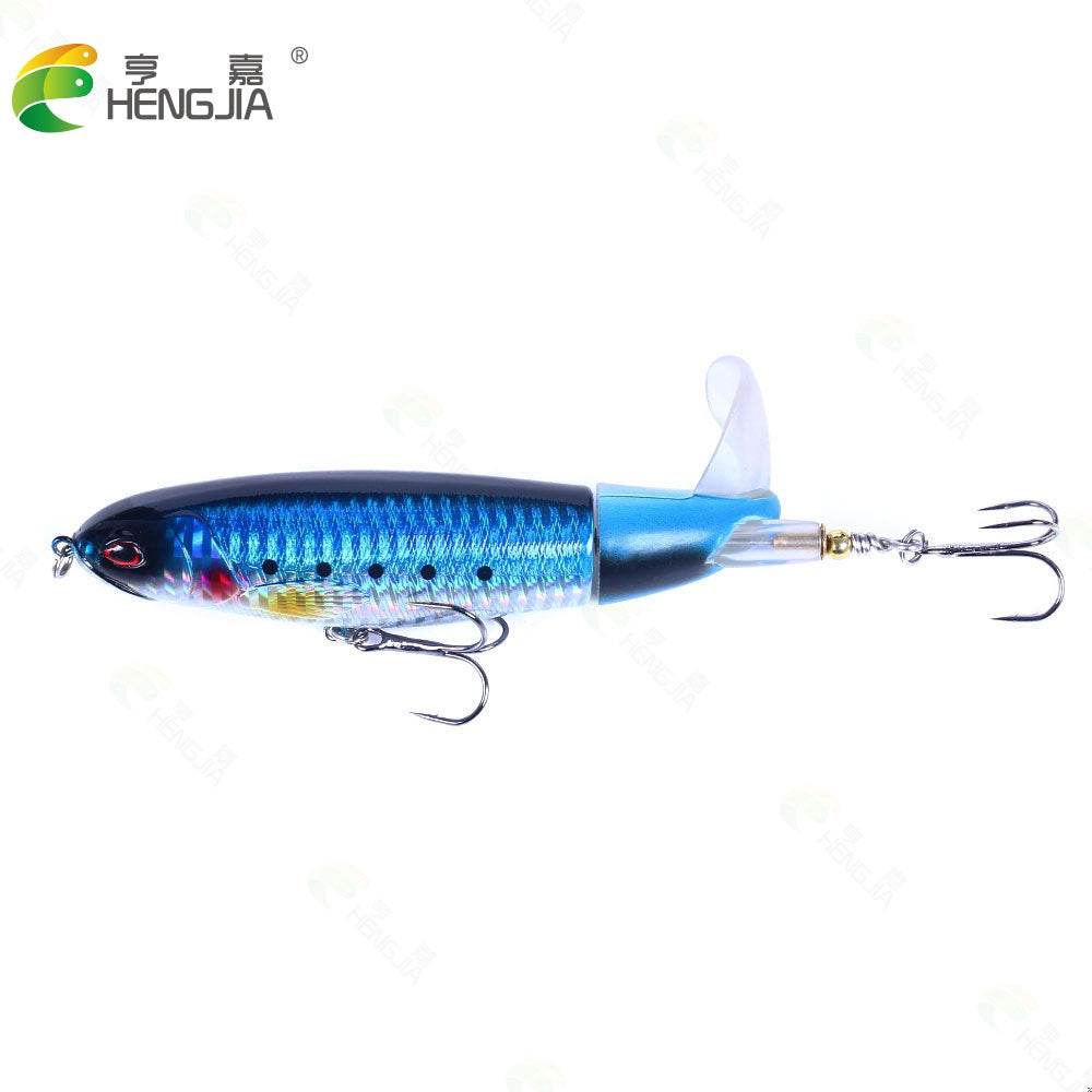 Hengjia umpan minnow pencil ekor berputar 13g lure popper topwater MN176