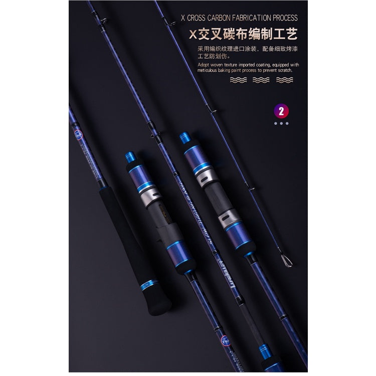 Lurekiller Joran Pancing Slow Jigging III 1.91M PE 1-3 joran jigging Fuji bahan carbon Hi-power X JP017